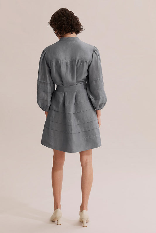 Country Road Slate Panelled Mini Dress - Size 10