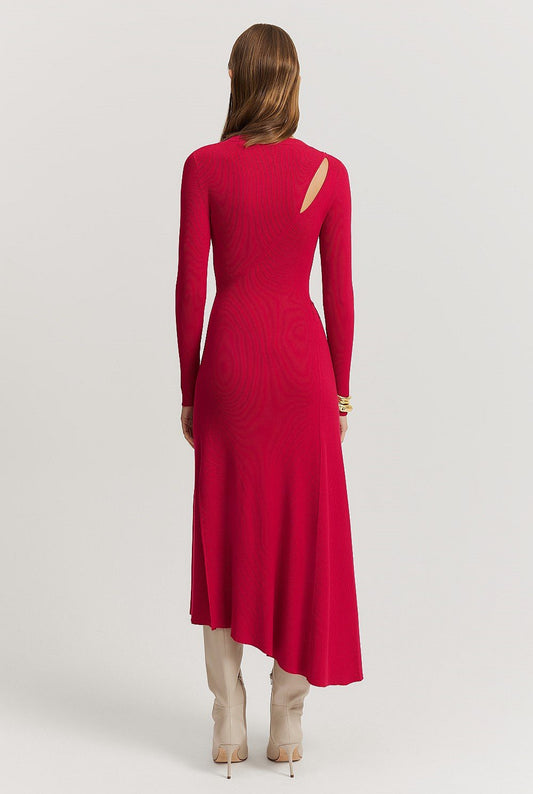 Country Road Asymmetric Knit Dress - Size 14