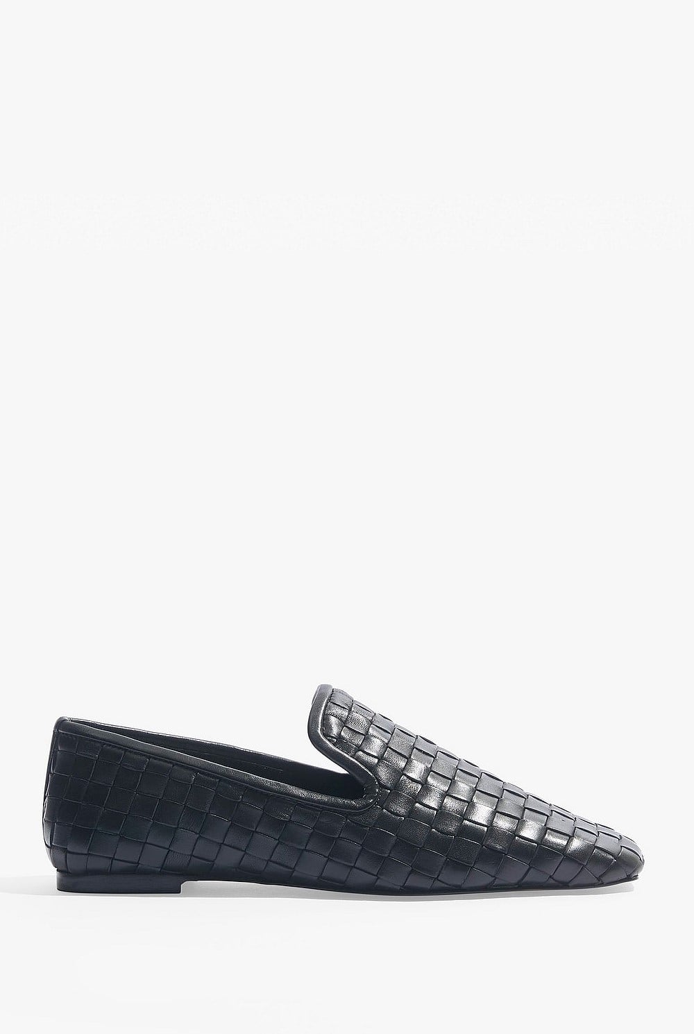 Country Road Black Leather Loafer - Size 35