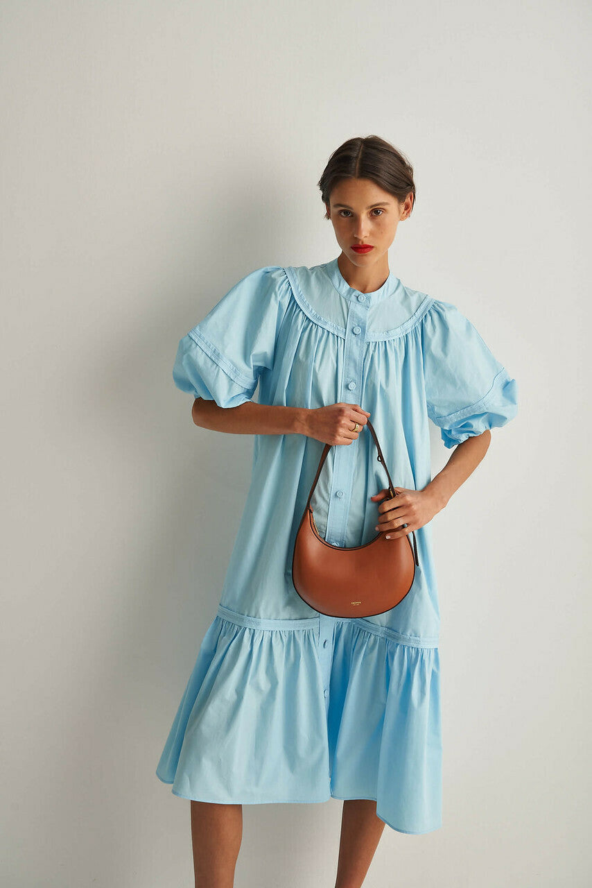 Oroton Gathered Dress - Size 14