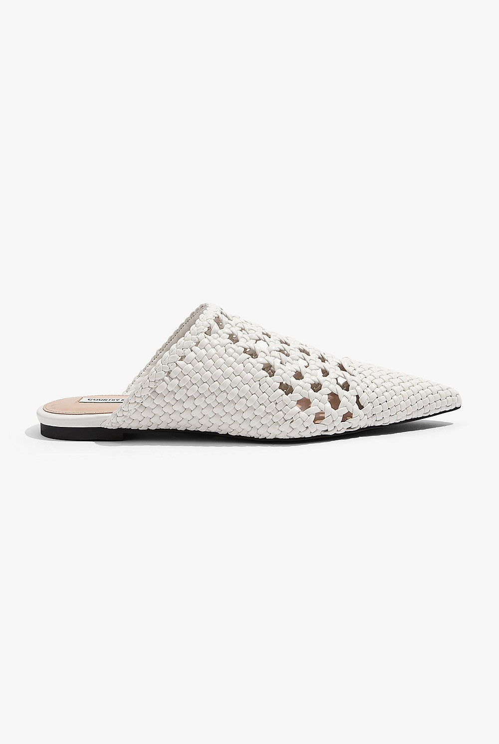 Country Road White Yvette Mule - Size 38