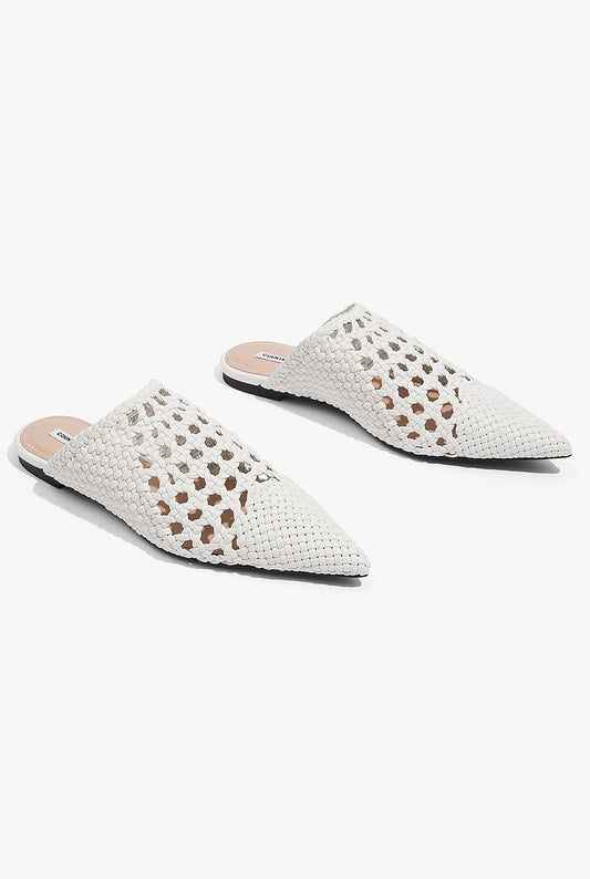 Country Road White Yvette Mule - Size 38