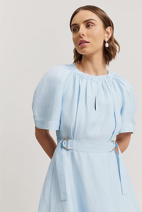 Country Road Sky Blue Dress - Size 6