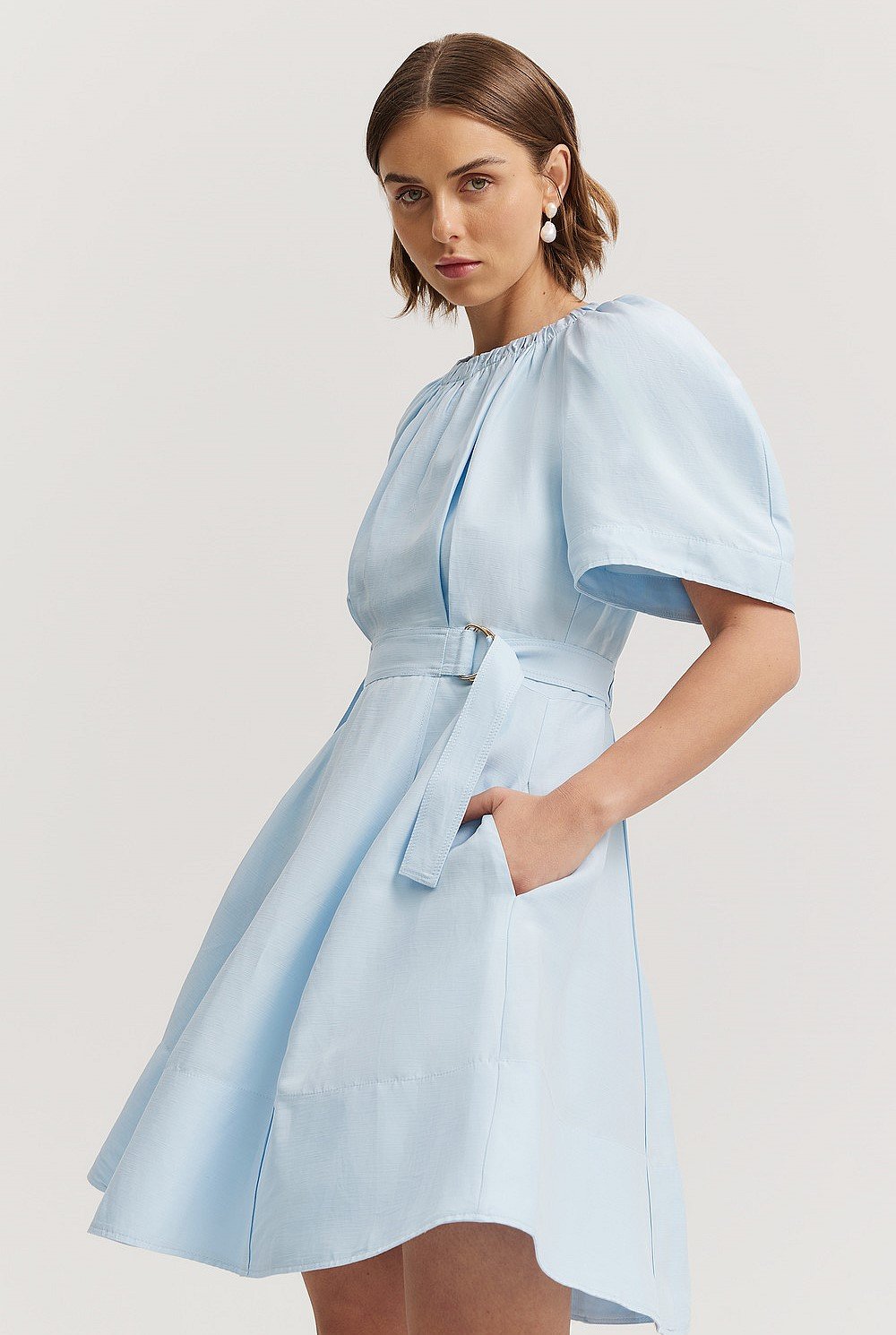 Country Road Sky Blue Dress - Size 6