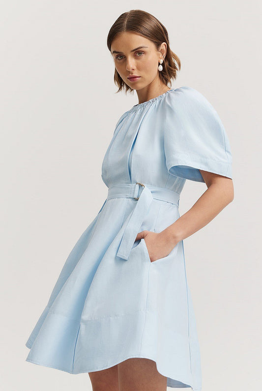 Country Road Sky Blue Dress - Size 6