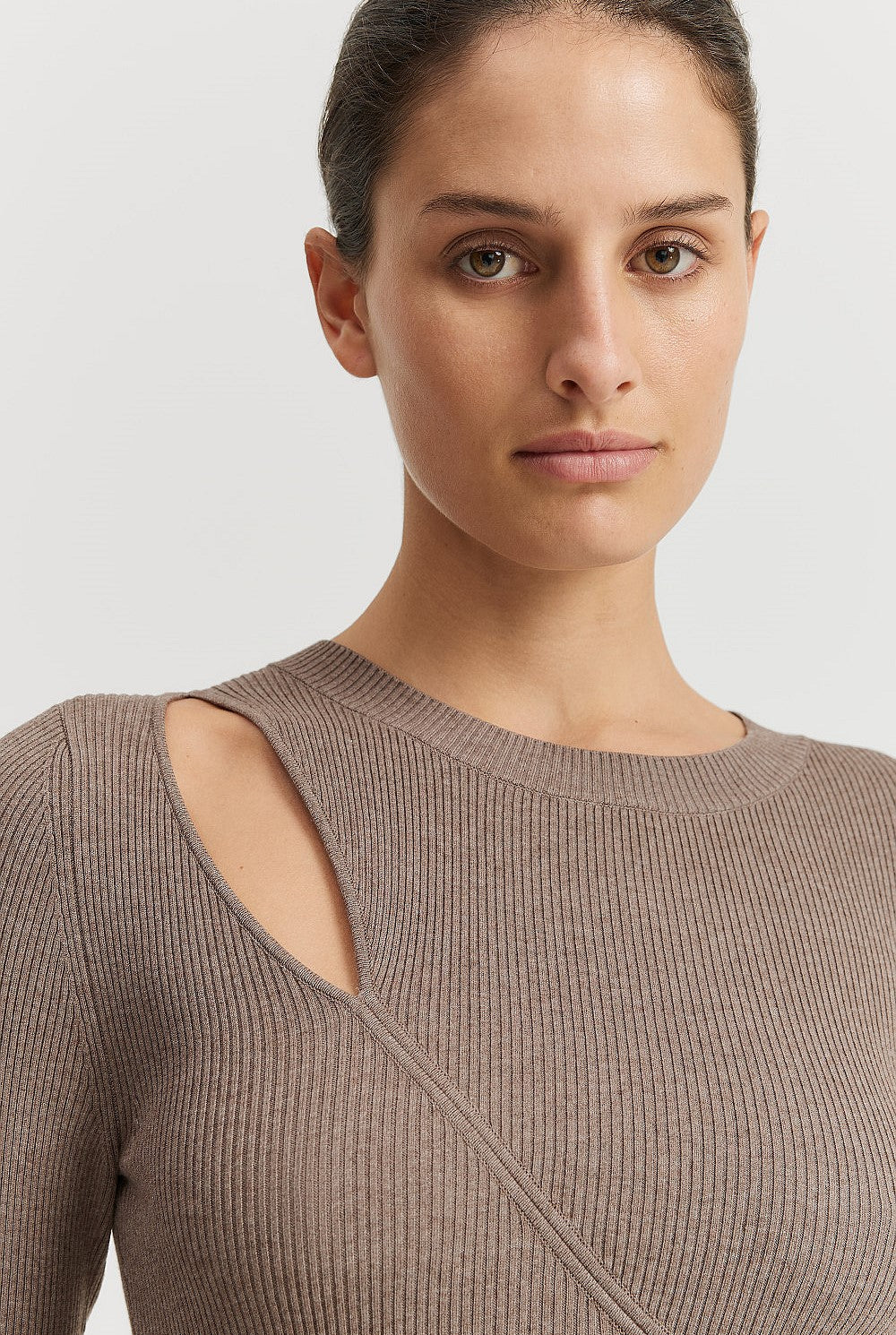 Country Road Asymmetric Knit Dress - Size 14