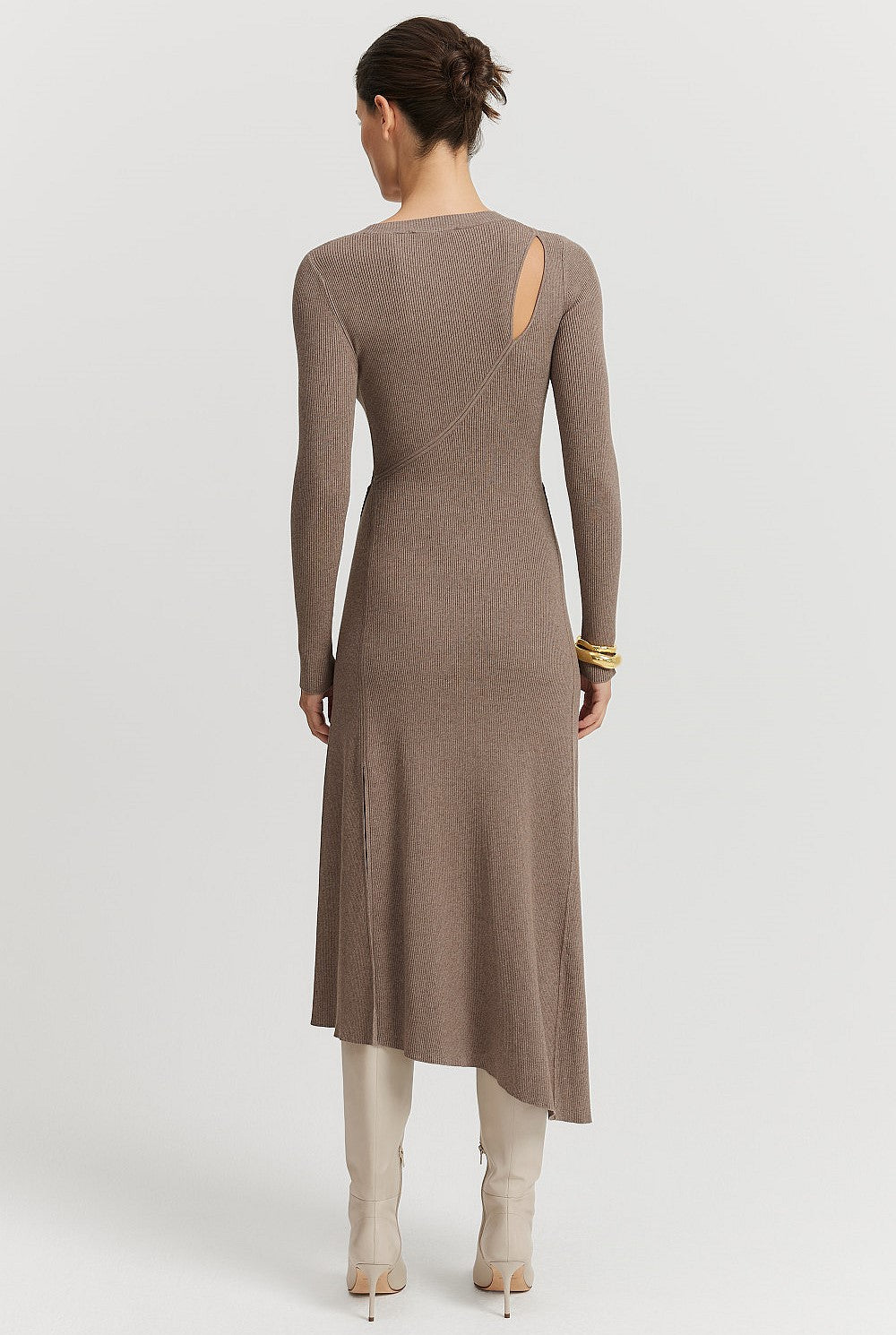 Country Road Asymmetric Knit Dress - Size 14