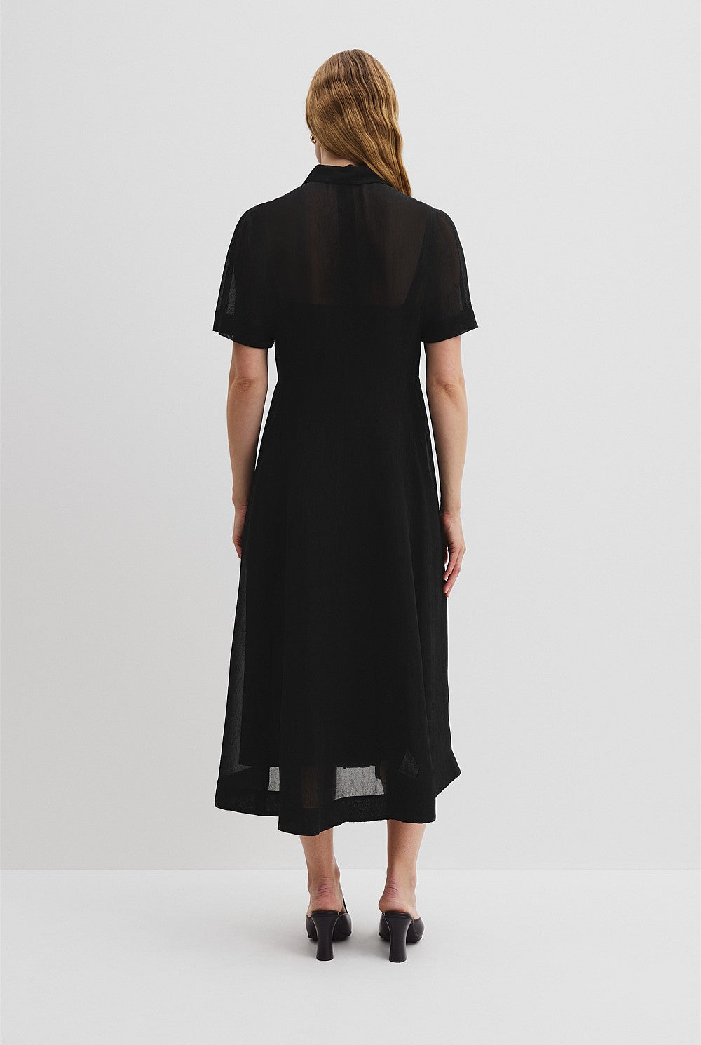Country Road Panelled Detail Midi Dress - Size 8