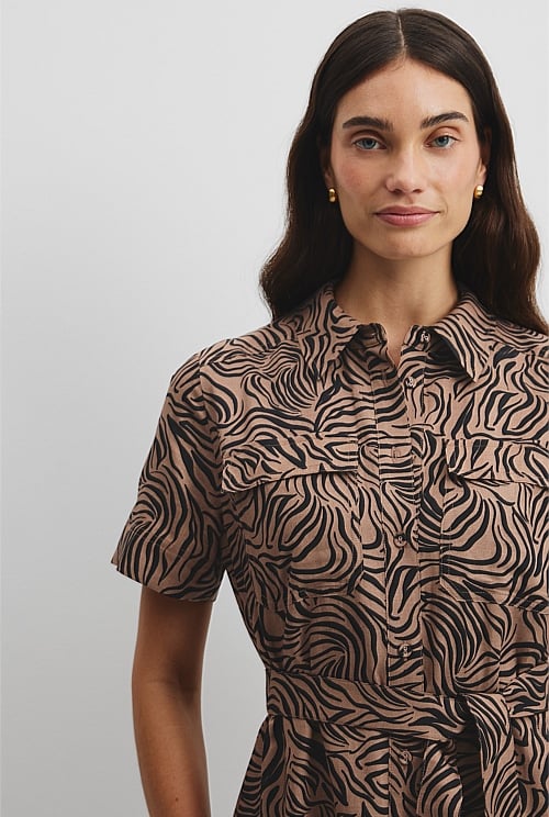 Country Road Shirt Dress - Size 6