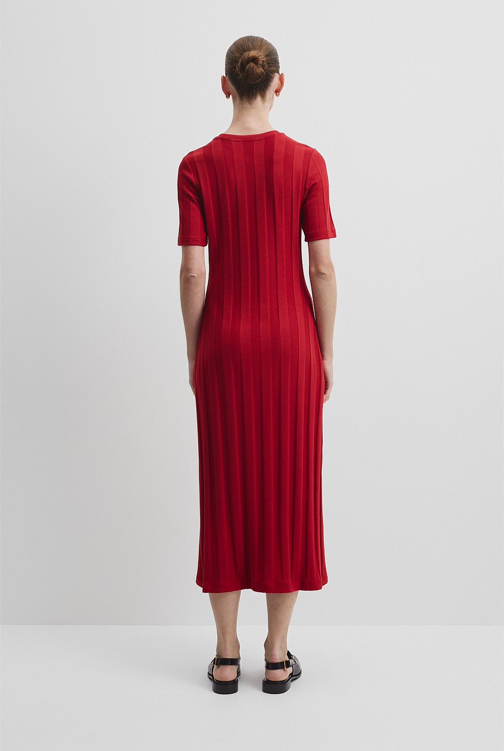 Country Road Rib Midi Dress - Size XXS (6-8)