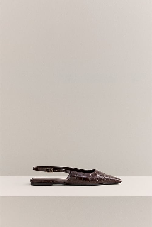 Trenery Chocolate Flat - Sizes 37, 39 & 41 Available