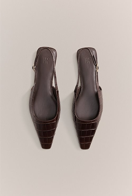 Trenery Chocolate Flat - Sizes 37, 39 & 41 Available