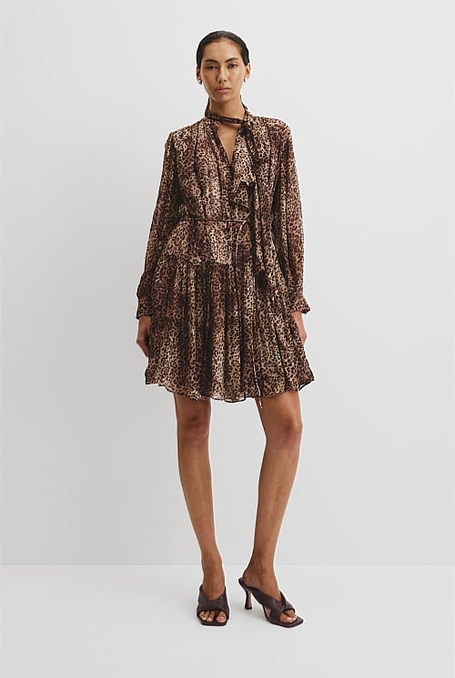 Country Road Print Cheetah Dress - Sizes 6, 8, 10, 12, 14 & 16 Available