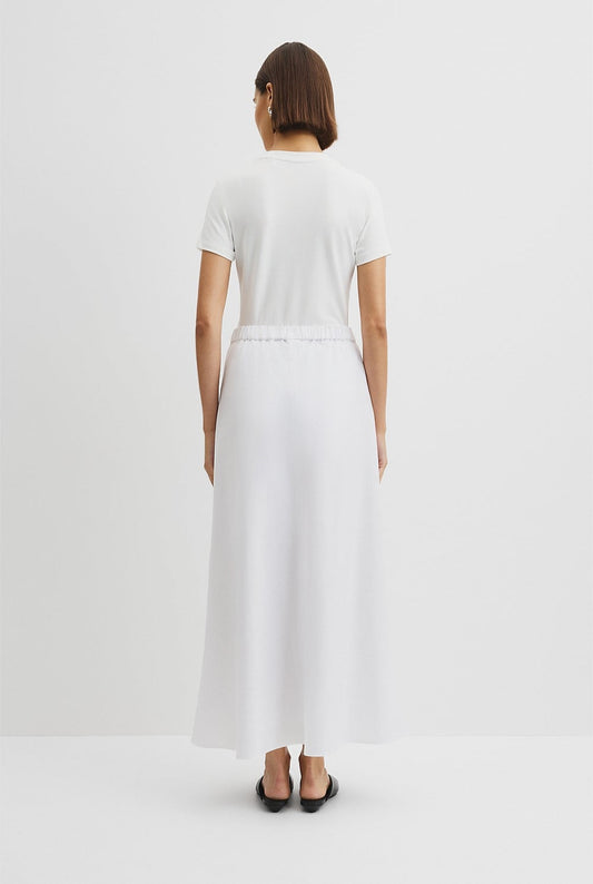 Country Road Linen Pull On Midi Skirt - Sizes 4, 6, 8, 10, 12, 14, 16 Available