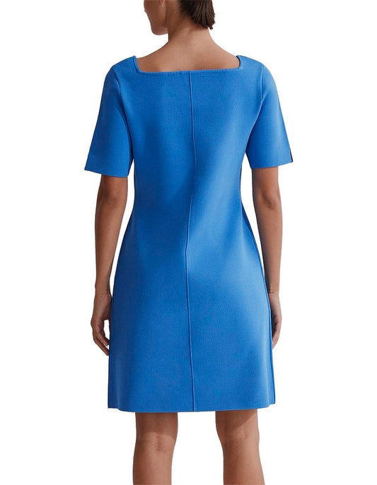 Compact Knit Short Sleeve Dress - Size 8