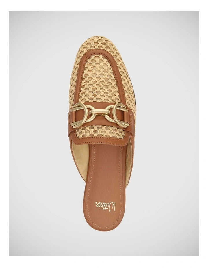 Wittner Aya Woven Textile Mule - Size 7.5