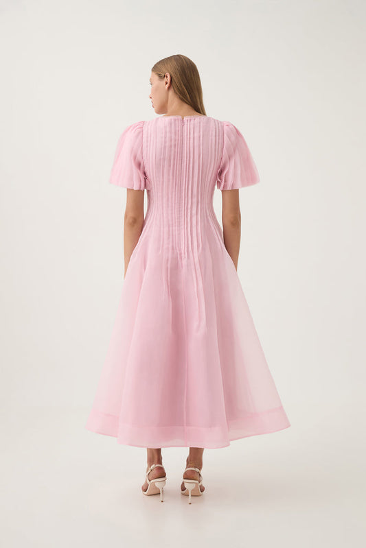 Aje Nova Pleated Dress - Size 16