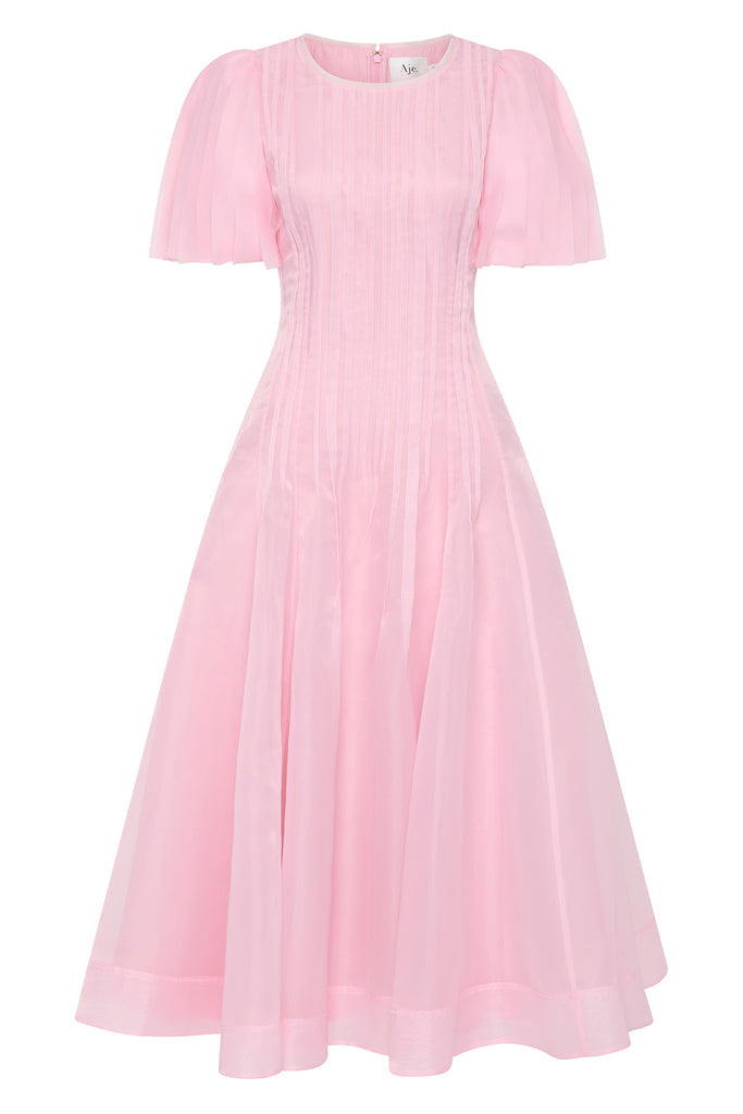 Aje Nova Pleated Dress - Size 16