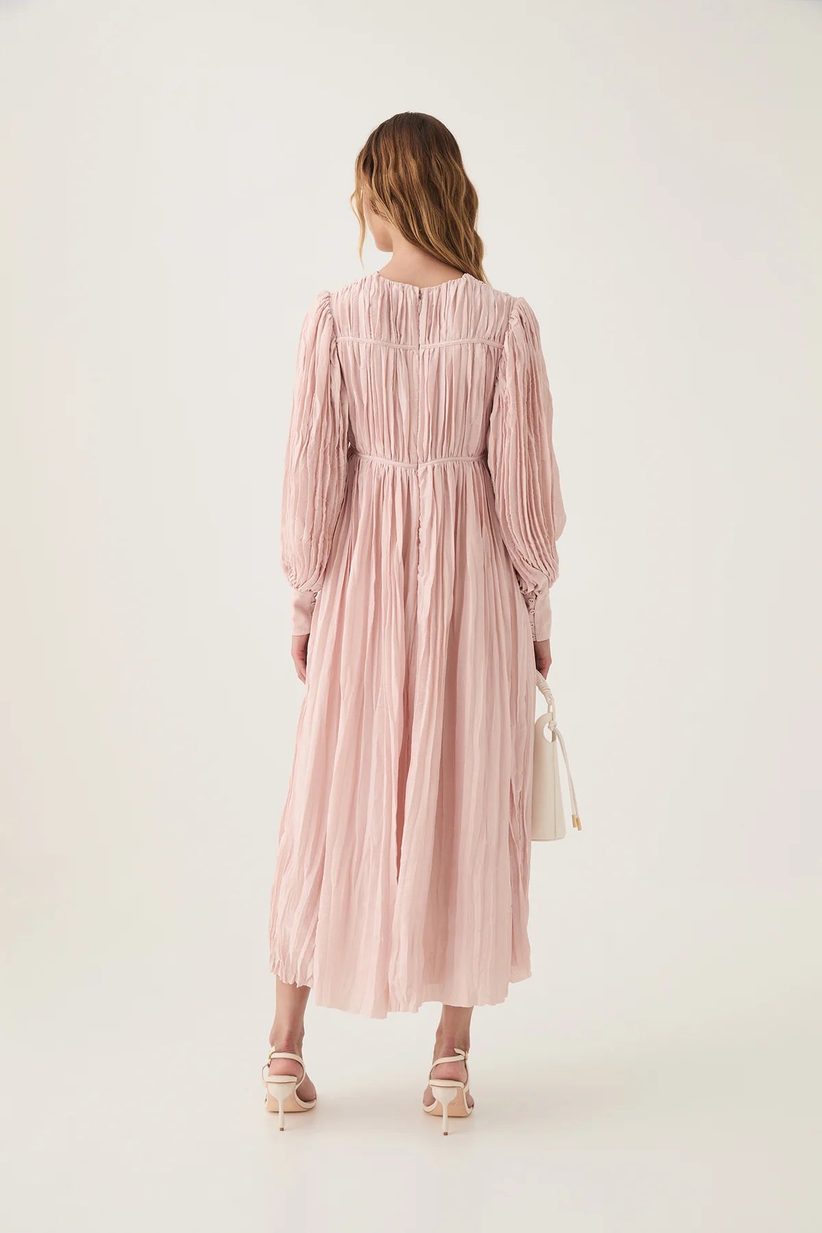 Aje Pleated Midi Dress - Size 10