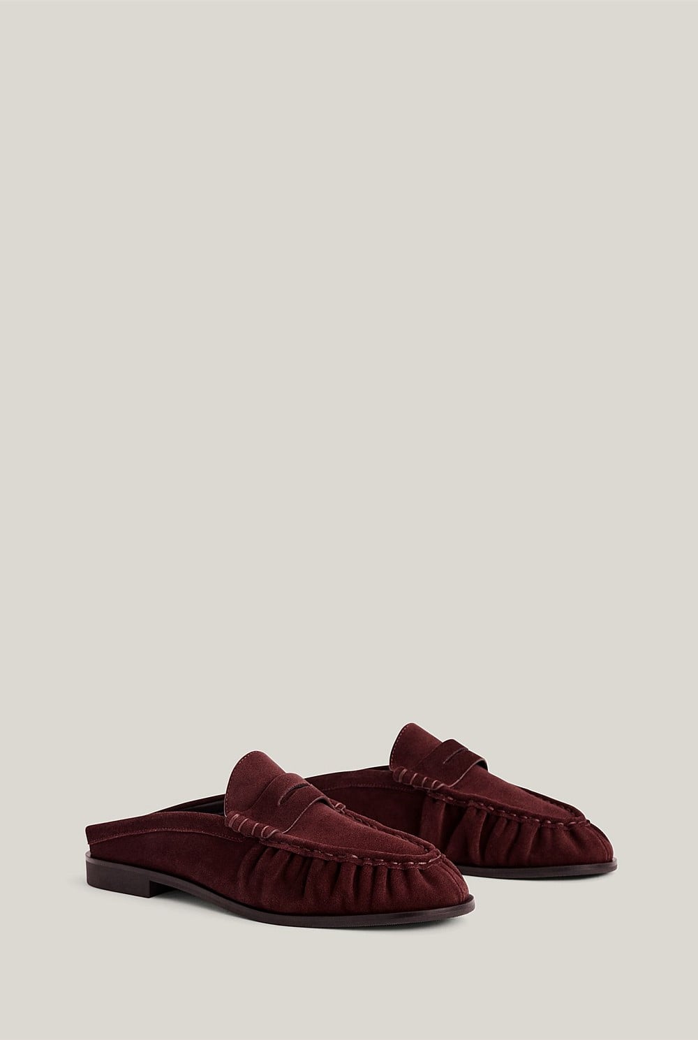 Witchery Suede Mule Loafers - Size 38