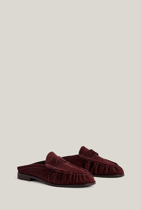 Witchery Suede Mule Loafers - Size 38