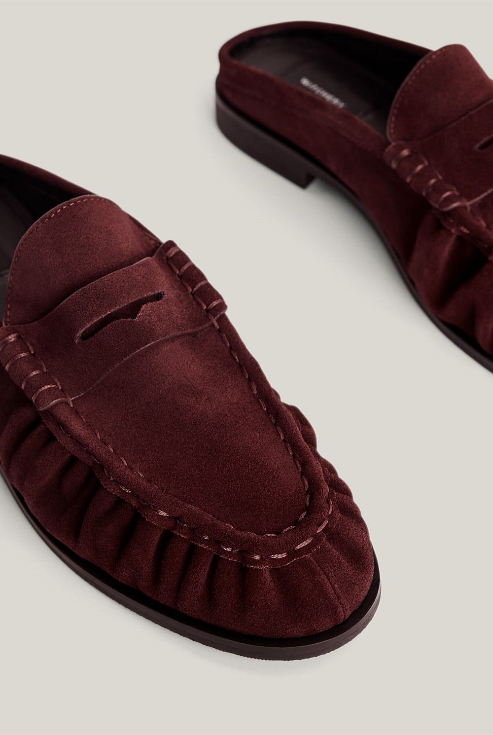 Witchery Suede Mule Loafers - Size 38