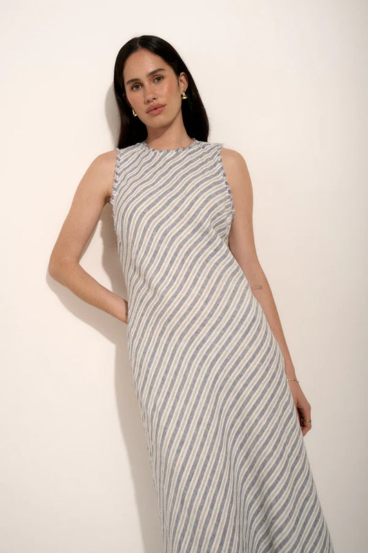MAX Striped Maxi Dress - Size 16