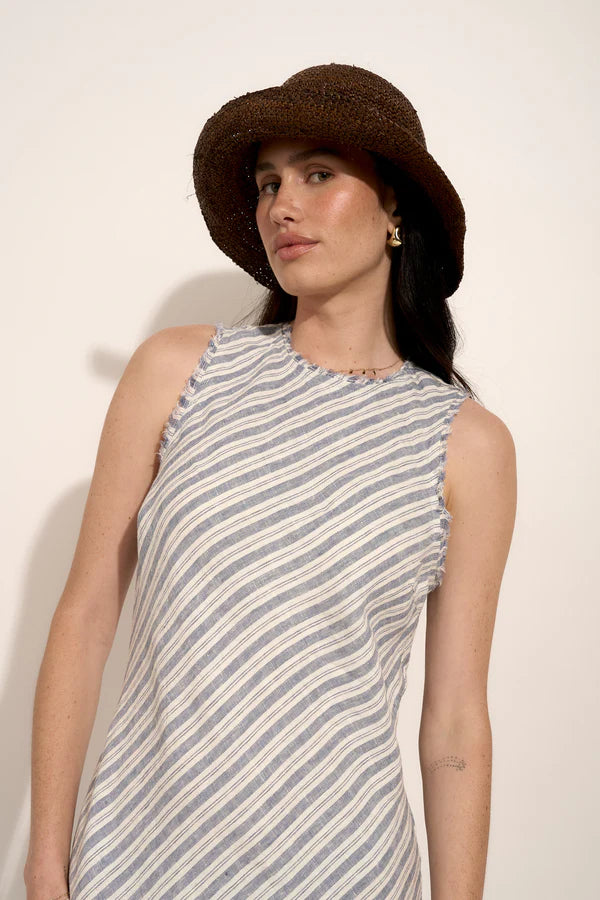 MAX Striped Maxi Dress - Size 16