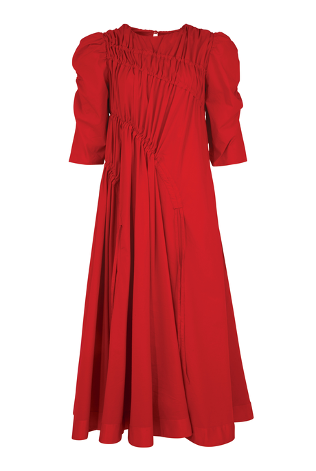 Trelise Cooper Red Midi Dress - Size 6