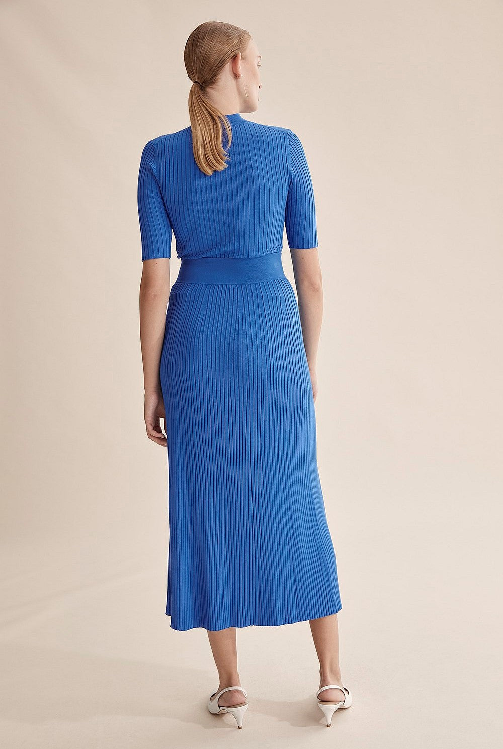 Country Road Rib Knit Detail Skirt - Size 8