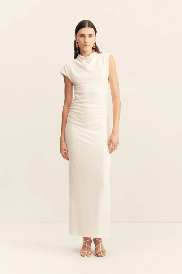 Shona Joy Ivory Sleeveless Maxi Dress - Size 10