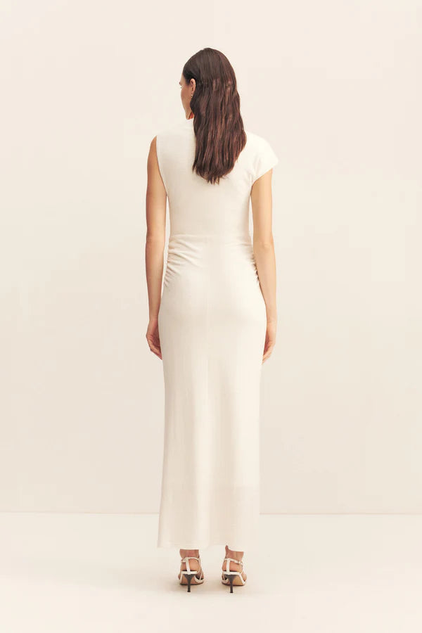 Shona Joy Ivory Sleeveless Maxi Dress - Size 10