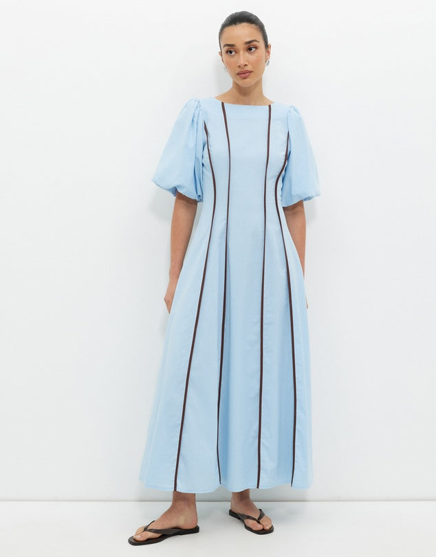 Calli Blue Oliviah Midi Dress - Sizes 6, 8, 10, 12, 14, 16 & 18 Available