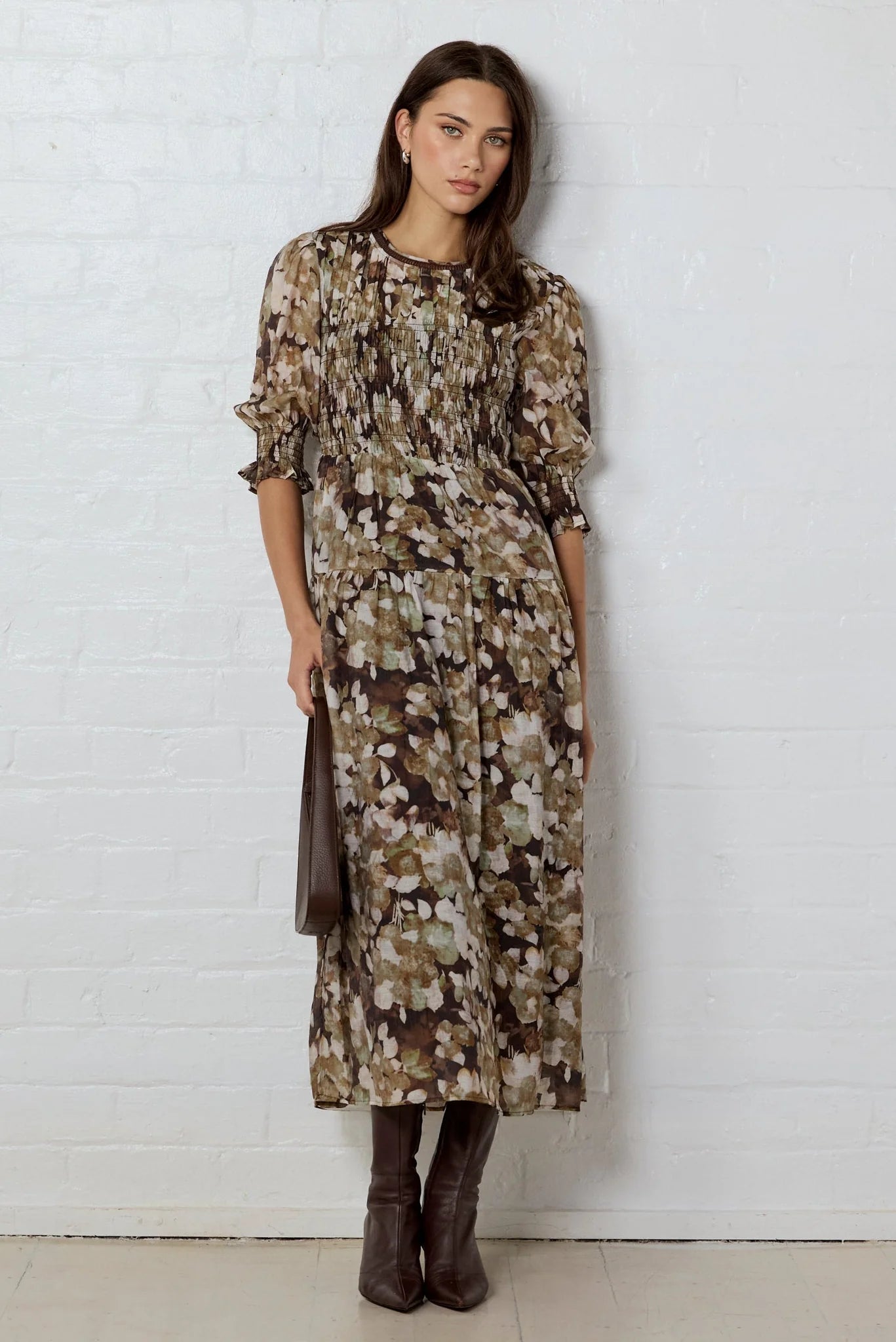 IVY + JACK Floral Maxi Dress - Size 14
