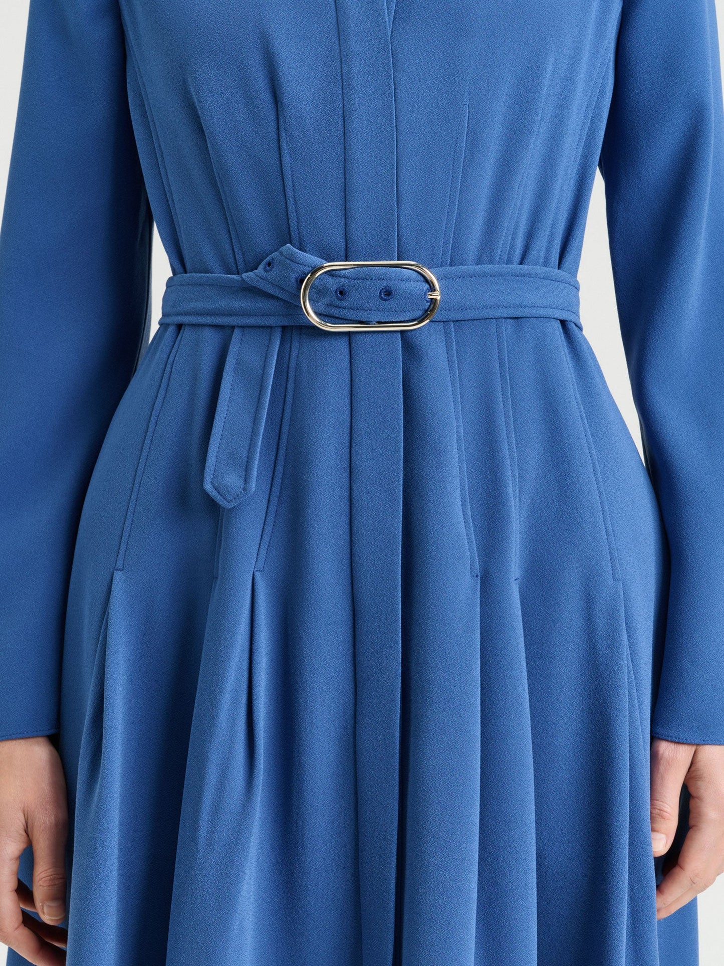 Veronika Maine Stretch Crepe Shirtdress - Sizes 6, 8, 10, 14, 16 & 18 Available