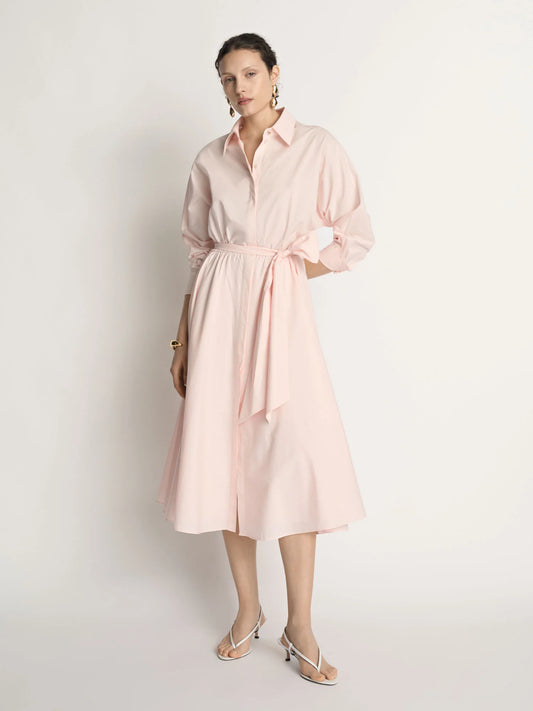 Veronika Maine Cotton Tie Belt Shirtdress - Sizes 10, 12, 14 & 16 Available
