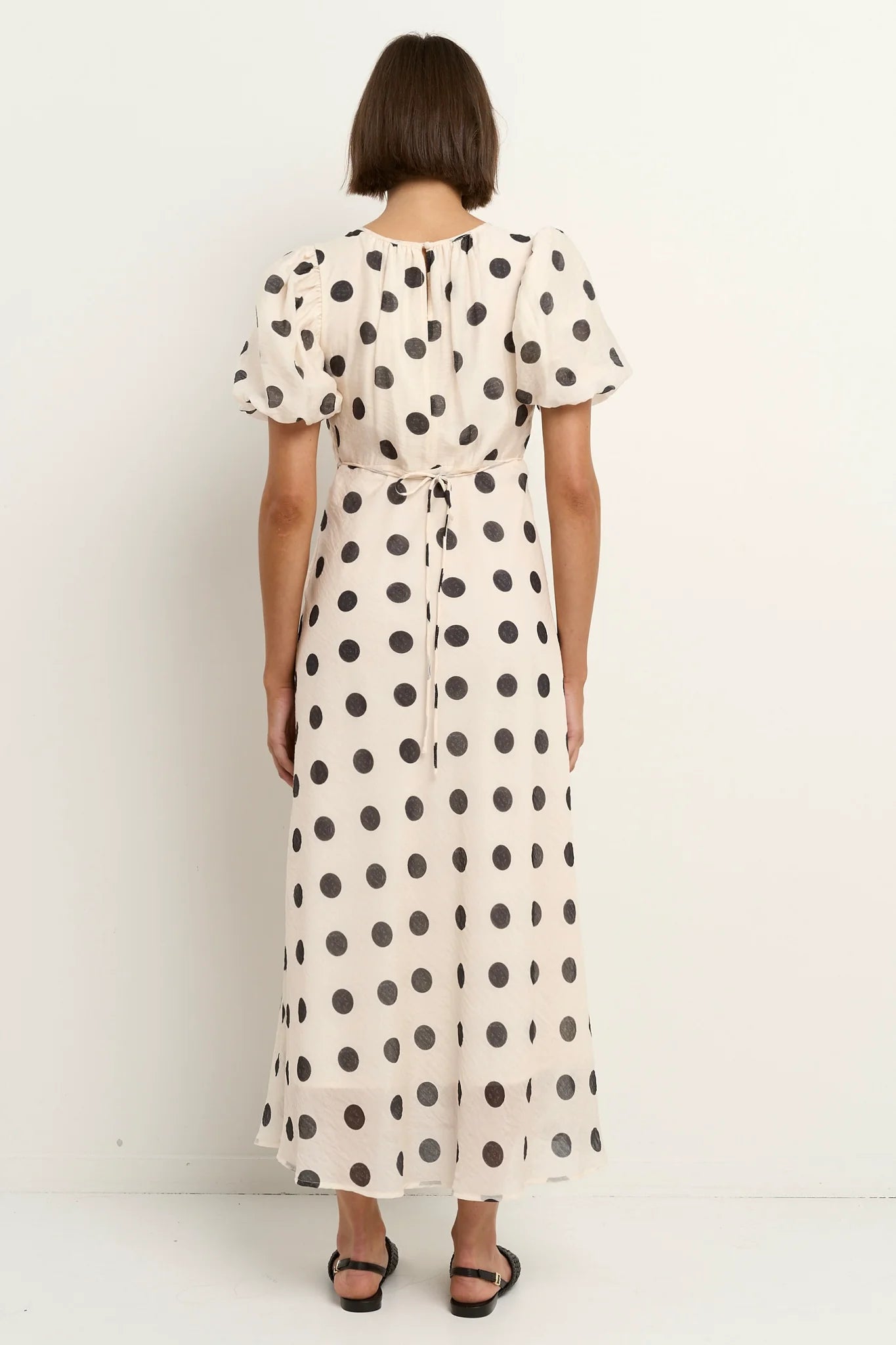 Stories Be Told Polka Dot Maxi Dress - Size 6