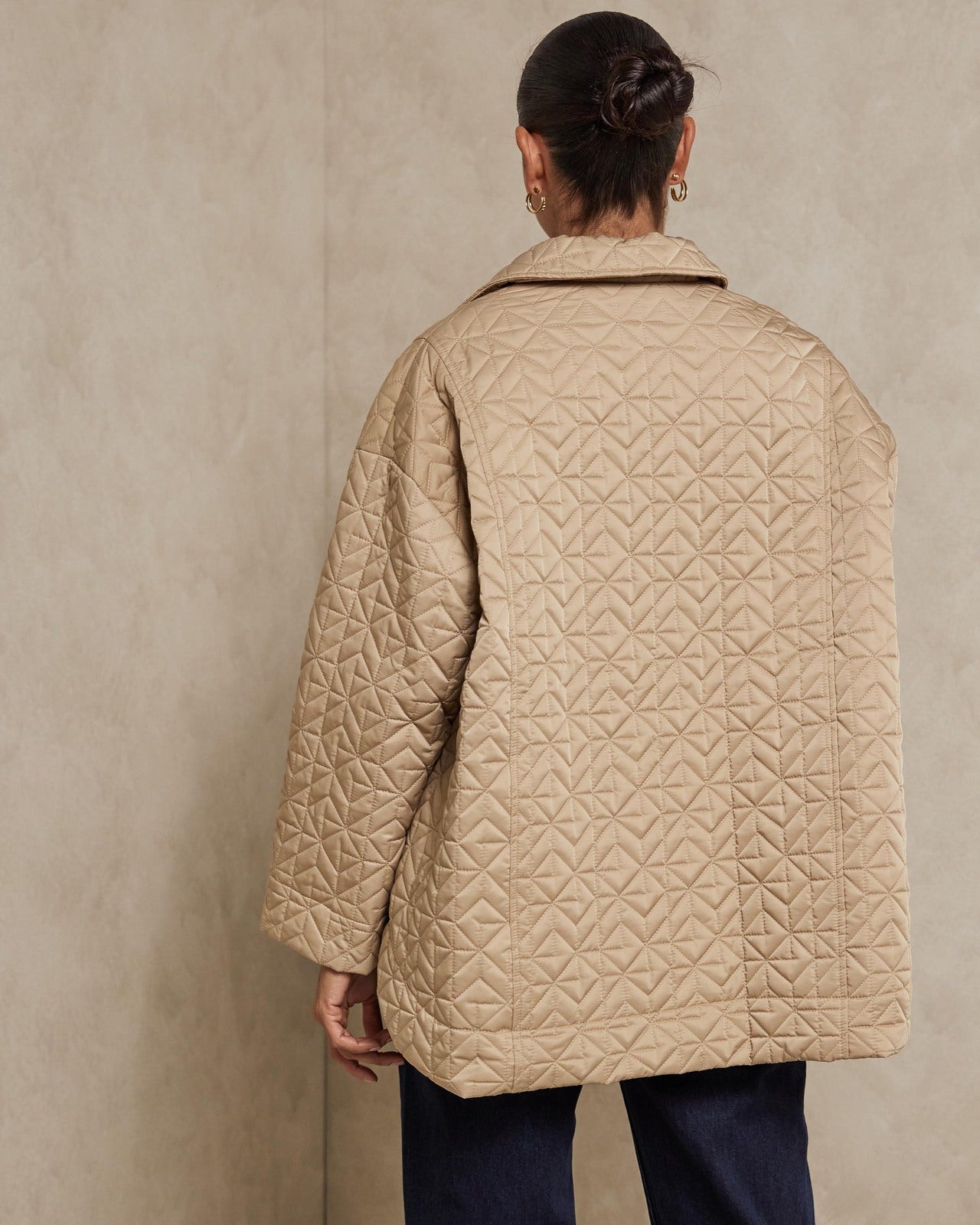 AERE Quilted Cloud Jacket - Size 14