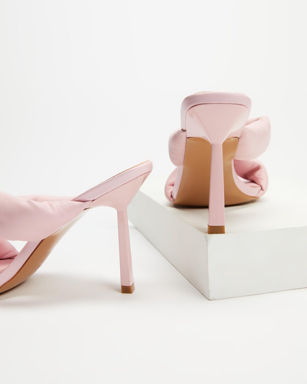 Alias Mae Leather Pink Asher Heel - Size 37