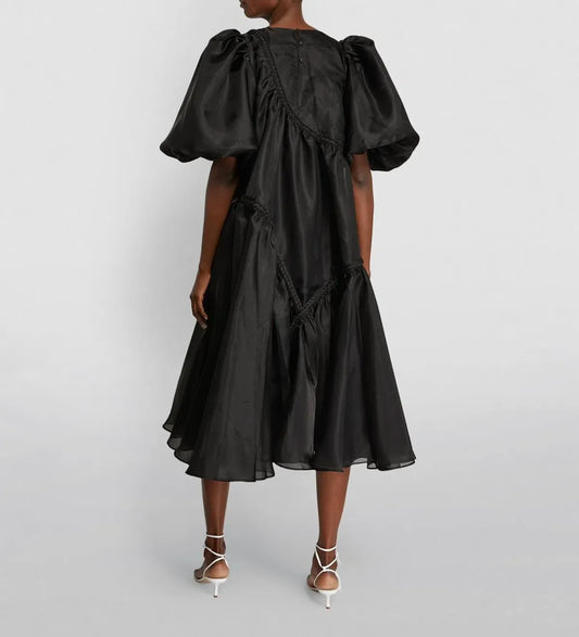 Aje Riviera Braided Midi Dress - Size 4