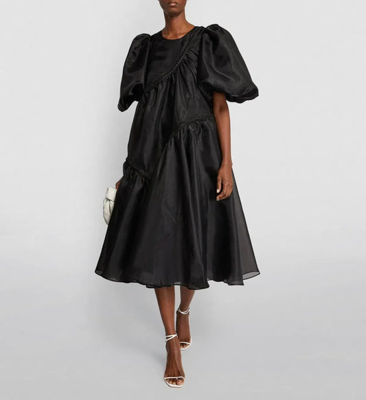 Aje Riviera Braided Midi Dress - Size 4