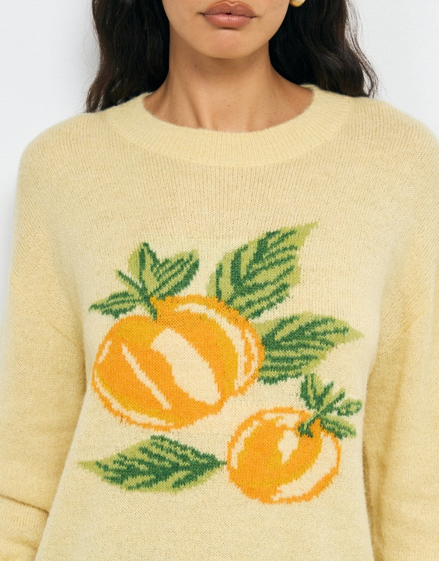 AERE Citrus Knit Jumper - Sizes 8, 10 & 12 Available