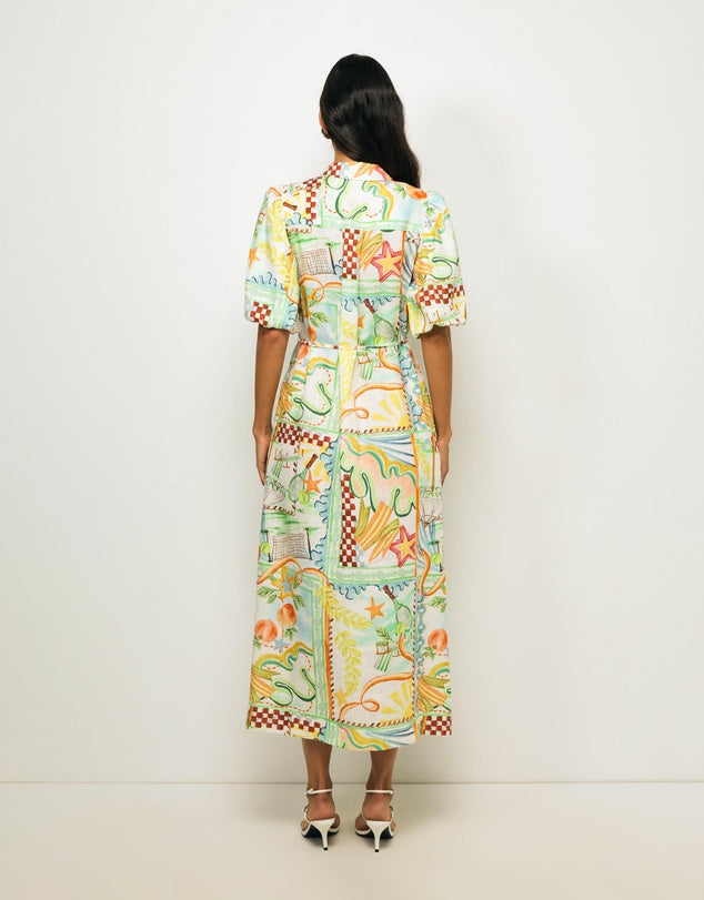 AERE Midi Shirt Dress - Size 6