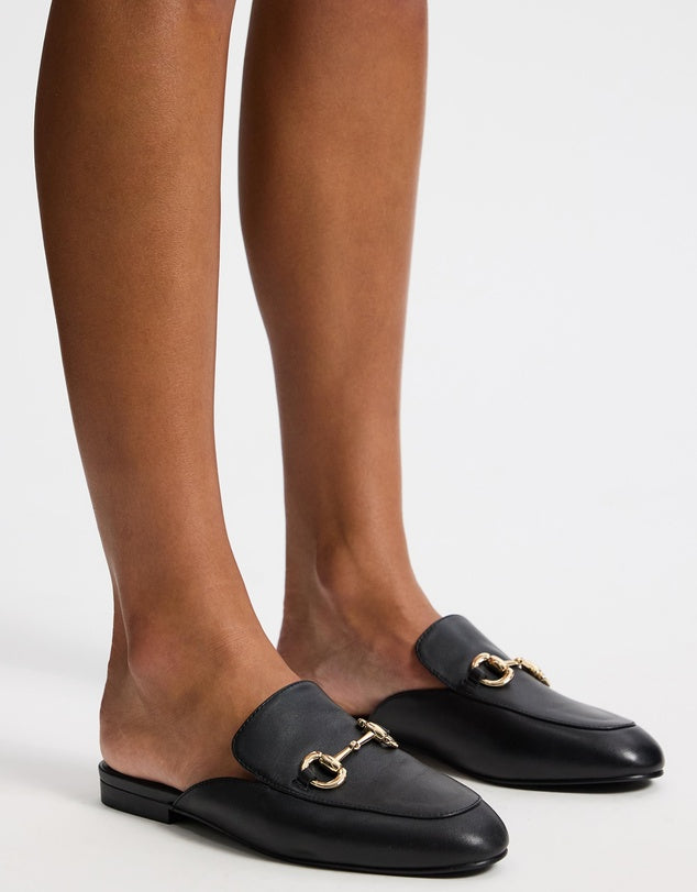 Atmos&Here Leather Loafer Slides - Sizes 36, 37, 38, 39, & 40 Available