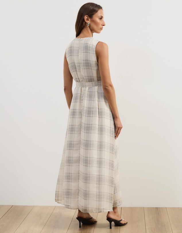 Atmos&Here Check Midi Dress - Sizes 6 - 18 Available