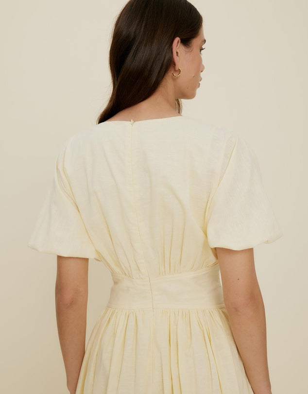 The Fated Butter Gallery Waisted Midi Dress - Sizes 8, 10, 12, 14, 16 & 18 Available