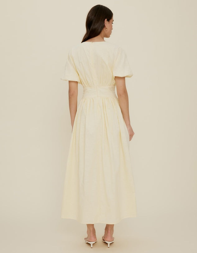 The Fated Butter Gallery Waisted Midi Dress - Sizes 8, 10, 12, 14, 16 & 18 Available