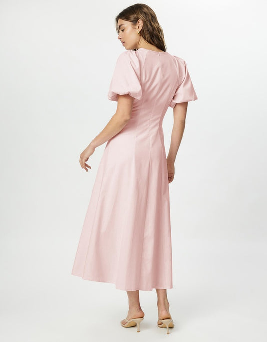 The Fated Pale Pink Flare Dress - Sizes 6, 8, 10, 12, 14, 16 & 18 Available