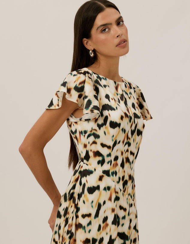 Tussah Animal Print Midi Dress - Sizes 6 - 18 Available